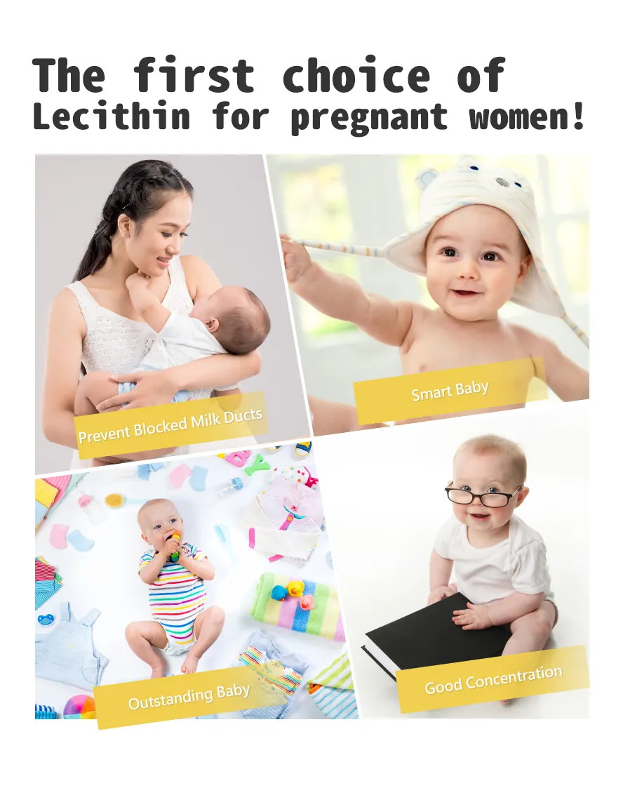 BHK Lecithin help prevent blocked milk ducts and improve milk flow.